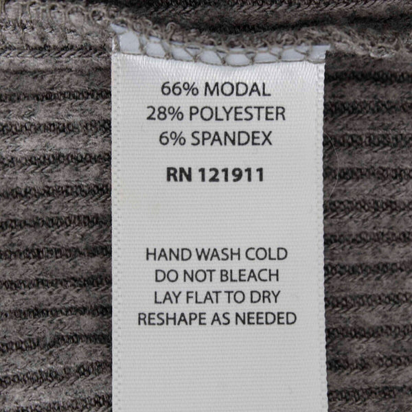 LNA NEW Sz S Taupe Tan Gray Ribbed Knit Detached Turtleneck Top