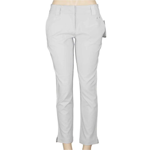 Oakley NEW $85 Sz 6 X 28 Gray Straight Leg Polyester Spandex Pant