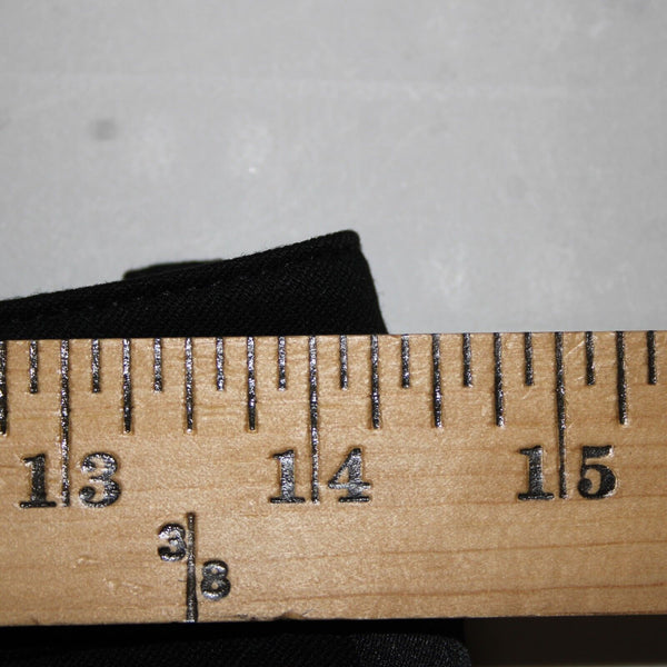 St John Sport Sz 6 x 31 Black Gold Rings Pockets Bootcut Poly Viscose Pants
