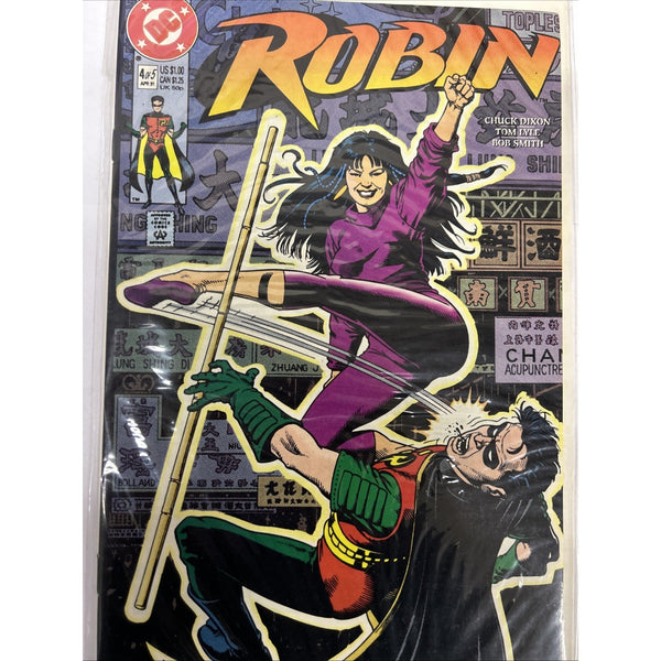 DC Comic Book  Robin 4 of 5 April 91 Comic Book