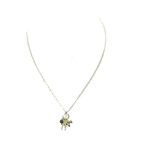 14TH & Union NEW $16 16 + 2 Ext. Goldtone Chain 3 Lucky Charm Necklace