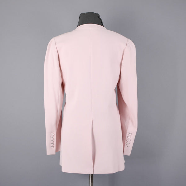 BCBG Maxazria NEW Sz M Potpourri Pink Pockets Lined Poly Viscose Jacket