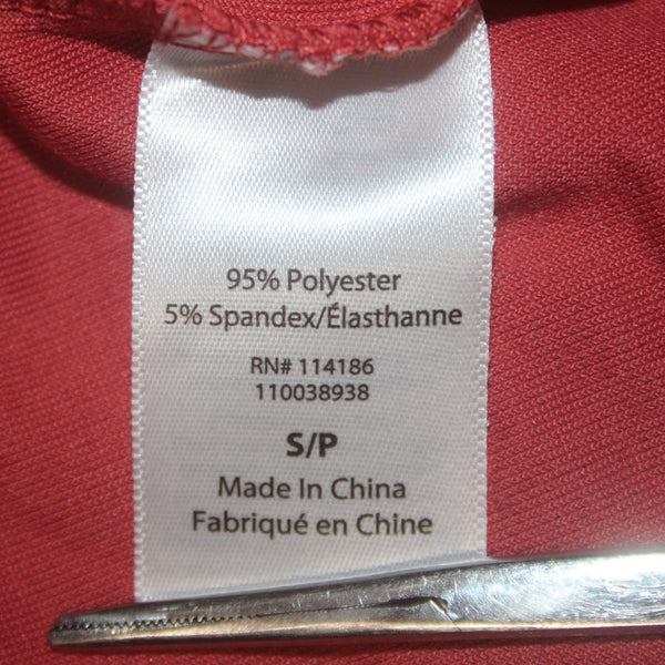 Juicy Couture Jacket NEW $169 Sz S Baked Apple Red Silver Velour Embroid Poly