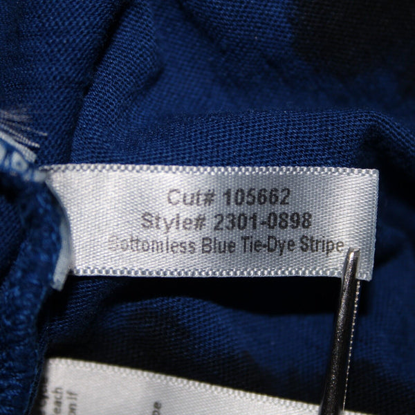 Current Elliot NEW $128 The Muscle Tee Sz 1 Navy Black Linen Cotton AS IS Top