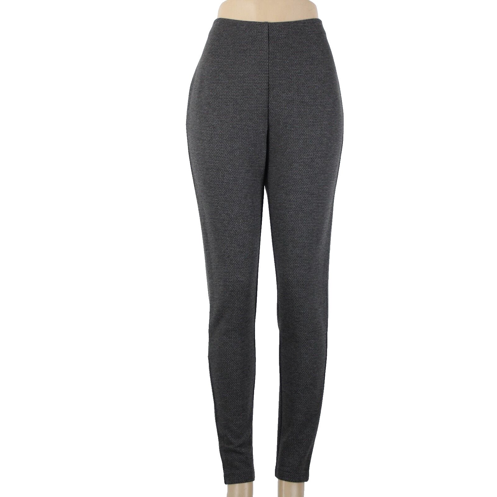 J Jill NEW $79 Ponte Legging Sz M x 29 Gray Elastic Waist Viscose Rayon Pant