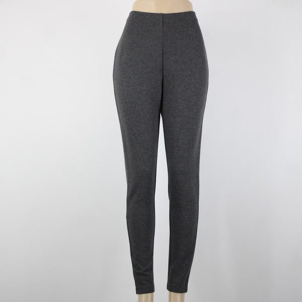 J Jill NEW $79 Ponte Legging Sz M x 29 Gray Elastic Waist Viscose Rayon Pant