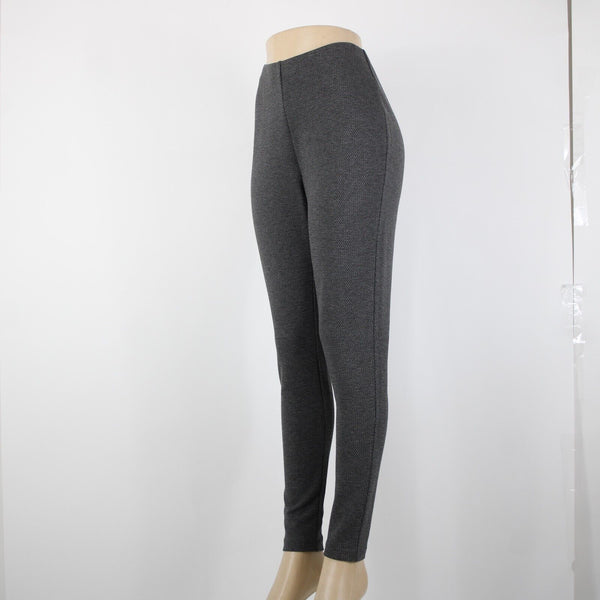 J Jill NEW $79 Ponte Legging Sz M x 29 Gray Elastic Waist Viscose Rayon Pant