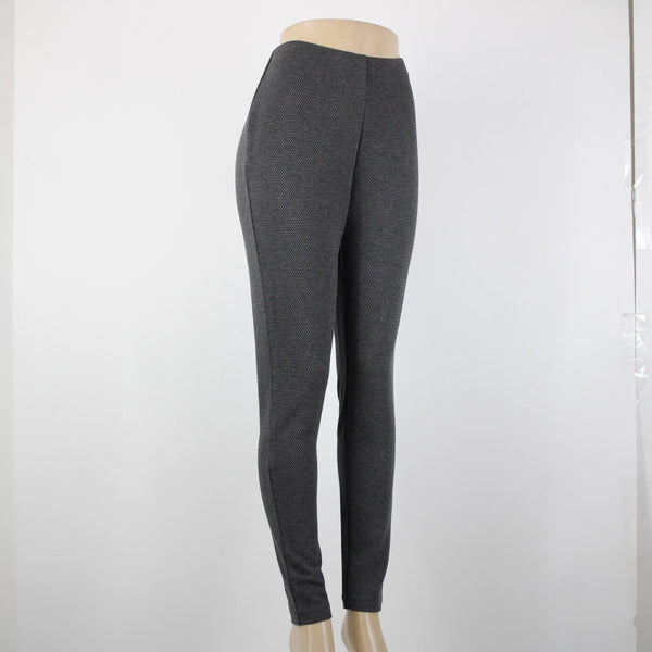 J Jill NEW $79 Ponte Legging Sz M x 29 Gray Elastic Waist Viscose Rayon Pant