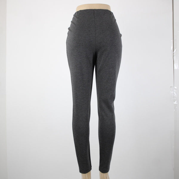 J Jill NEW $79 Ponte Legging Sz M x 29 Gray Elastic Waist Viscose Rayon Pant