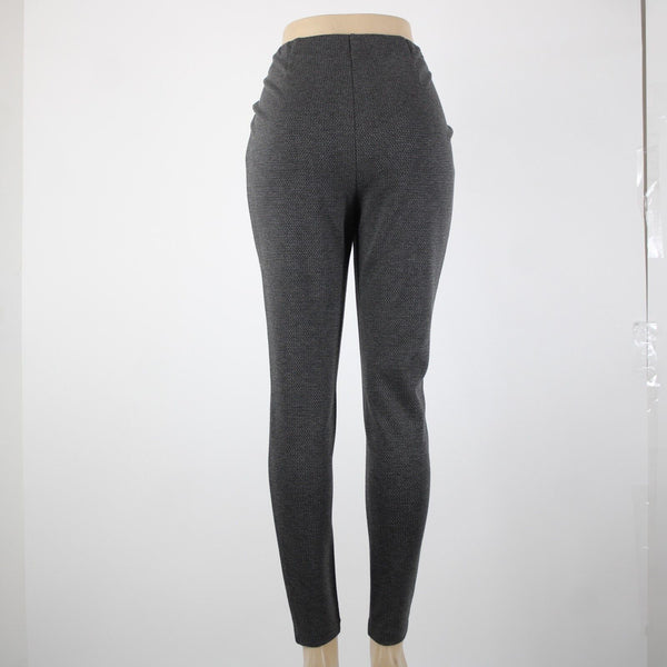 J Jill NEW $79 Ponte Legging Sz M x 29 Gray Elastic Waist Viscose Rayon Pant