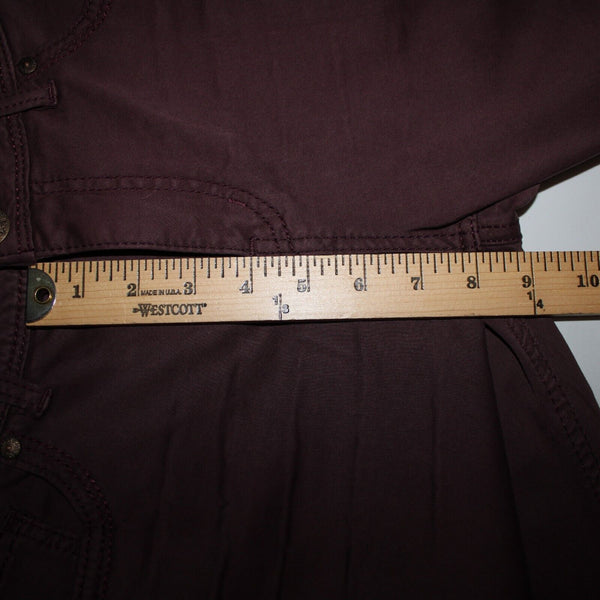 Silver Jeans NEW $89 Sz 31 x 31 Wine Purple Suki High Super Skinny Cotton Pant