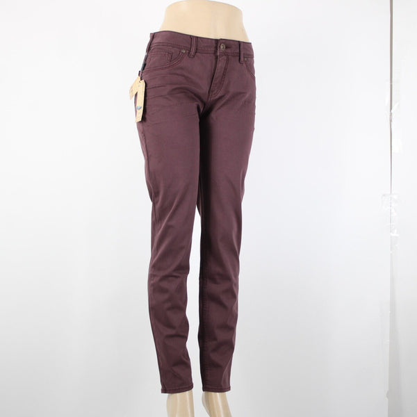 Silver Jeans NEW $89 Sz 31 x 31 Wine Purple Suki High Super Skinny Cotton Pant