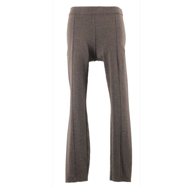 Max Edition M x 27" Heathered Brown Pull On Slim Rayon Poly Spandex Pant