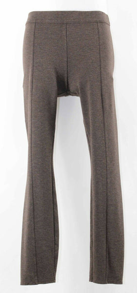 Max Edition M x 27" Heathered Brown Pull On Slim Rayon Poly Spandex Pant