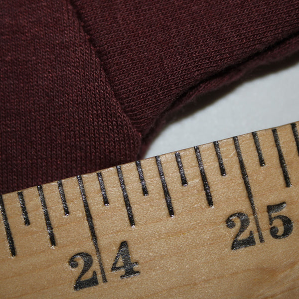 Wasabi Mint Sz M Burgundy Purple Crop Long Sleeve Polyester Cotton Top