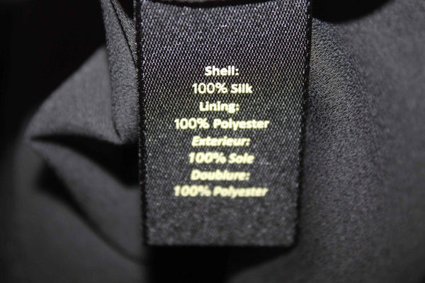 Elizabeth & James Sz 2 x 2.25 Black Lined Snaps Zip 100% Silk Poly Romper