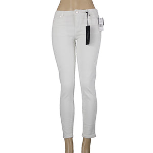 Liverpool NEW $79 Penny Sz 26 x 27 Bright White Pockets Skinny Ankle Cotton Jean