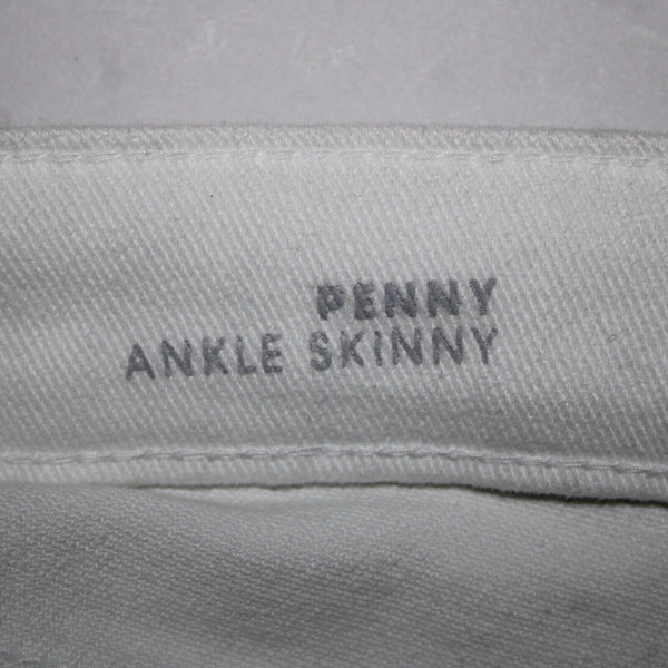 Liverpool NEW $79 Penny Sz 26 x 27 Bright White Pockets Skinny Ankle Cotton Jean