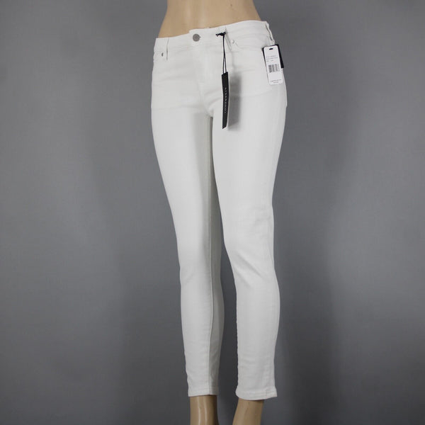 Liverpool NEW $79 Penny Sz 26 x 27 Bright White Pockets Skinny Ankle Cotton Jean
