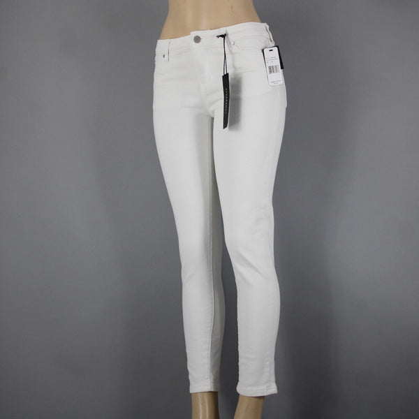 Liverpool NEW $79 Penny Sz 26 x 27 Bright White Pockets Skinny Ankle Cotton Jean