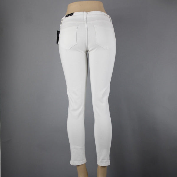 Liverpool NEW $79 Penny Sz 26 x 27 Bright White Pockets Skinny Ankle Cotton Jean