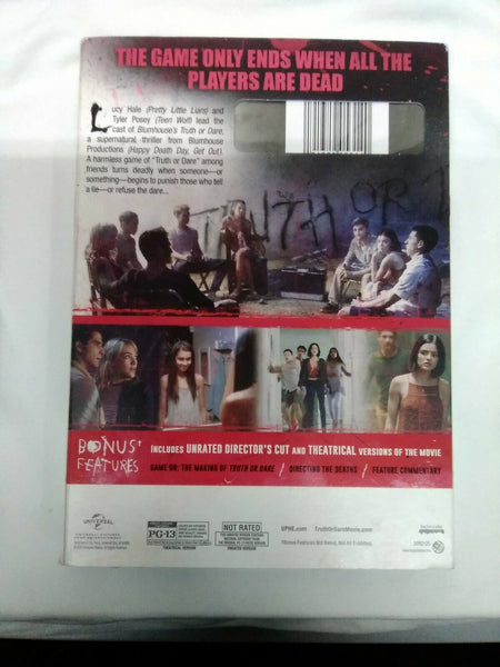 Blumhouse's Truth Or Dare Unrated Director's Cut Factory Sealed DVD Movie