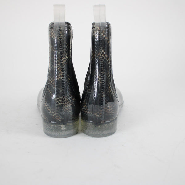 Report Slicker Sz 11 Black Brown Multi All Man Made Materials Rain Booties
