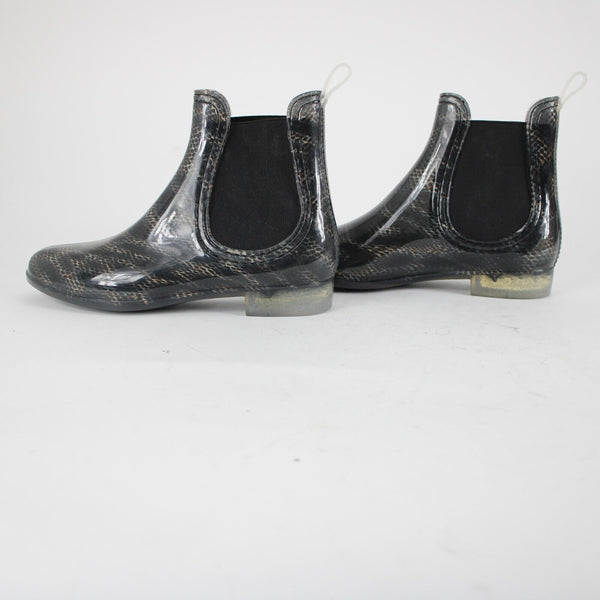 Report Slicker Sz 11 Black Brown Multi All Man Made Materials Rain Booties