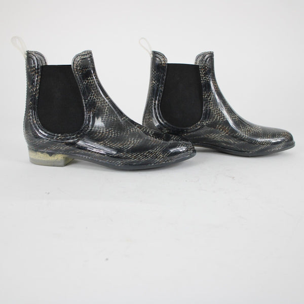 Report Slicker Sz 11 Black Brown Multi All Man Made Materials Rain Booties