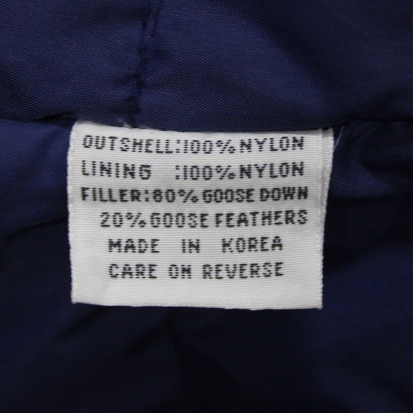 World Famous Skiing Sz M Navy Blue Red Collared Pockets 100% Nylon Jacket