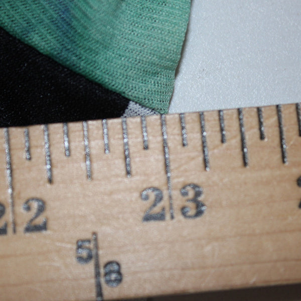 Style Co Top NEW $60 Sz 3X Black Mint Multi Color Floral Ruffles 100% Nylon Top