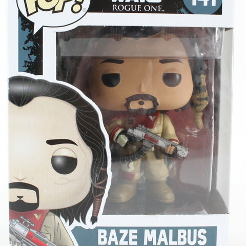 Funko POP Star Wars Rogue One Baze Malbus #141 Vinyl Bobble Head Collectible