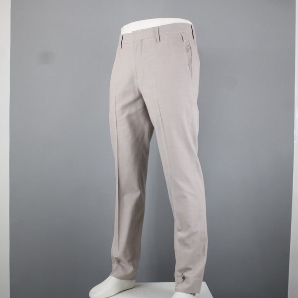 Bonobos Slim Fit Sz 33 x 32 Tan Straight Leg Pockets 100% Cotton Pant