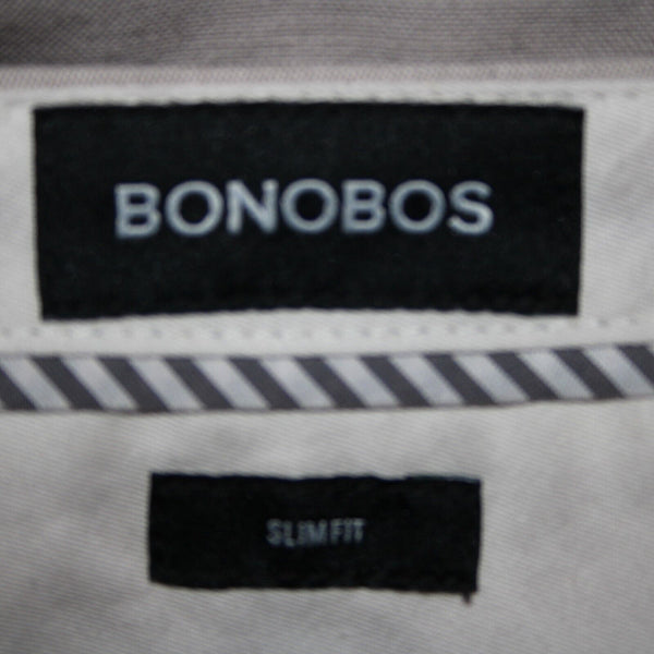 Bonobos Slim Fit Sz 33 x 32 Tan Straight Leg Pockets 100% Cotton Pant