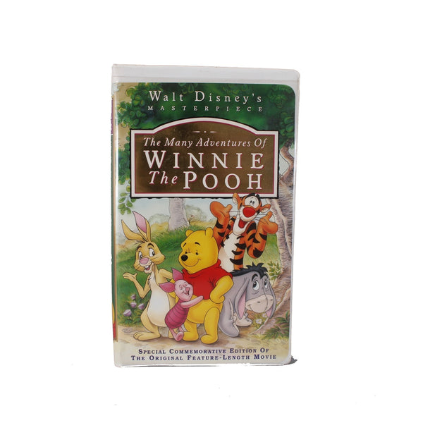 Disney VHS Master Piece The Many Adventures Of Winnie The Pooh VHS