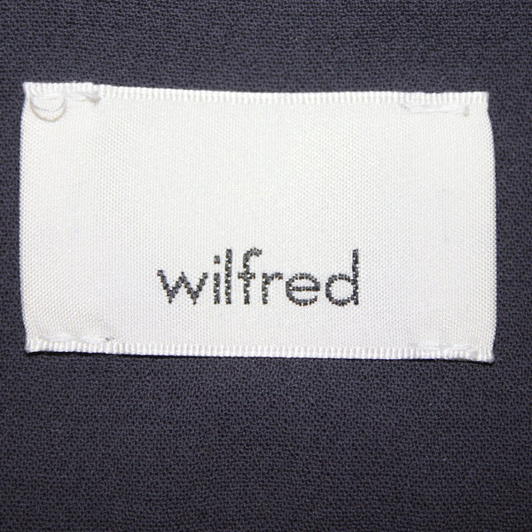 Wilfred Pant Sz 6 x 27 Dark Gray Pockets Side Zip Tie Polyester Silk Pant