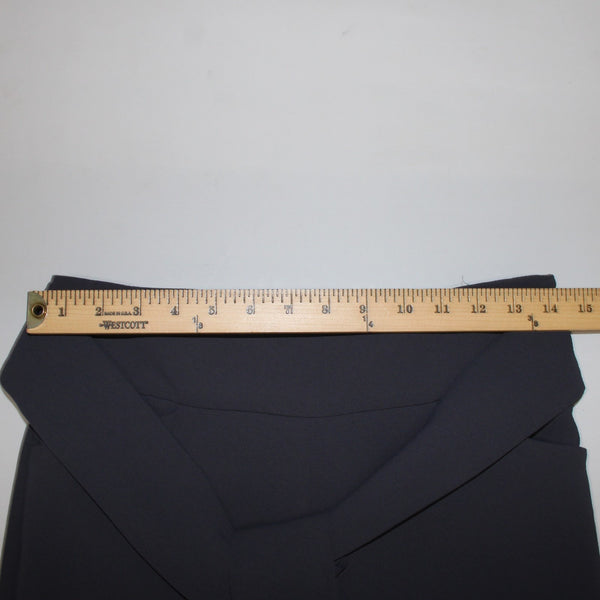 Wilfred Pant Sz 6 x 27 Dark Gray Pockets Side Zip Tie Polyester Silk Pant