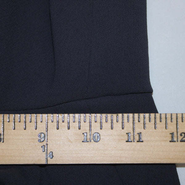 Wilfred Pant Sz 6 x 27 Dark Gray Pockets Side Zip Tie Polyester Silk Pant