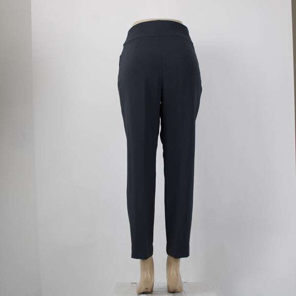 Wilfred Pant Sz 6 x 27 Dark Gray Pockets Side Zip Tie Polyester Silk Pant