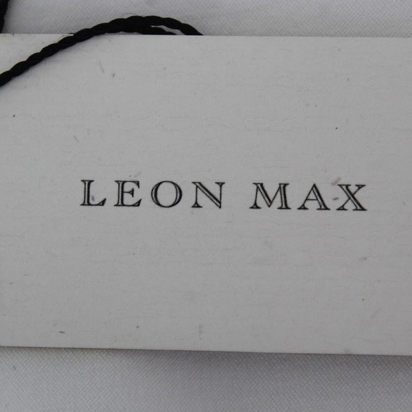 Leon Max Limited Edition NEW $248 Sz 2 Ivory Lined Pockets Cotton Blend Jacket