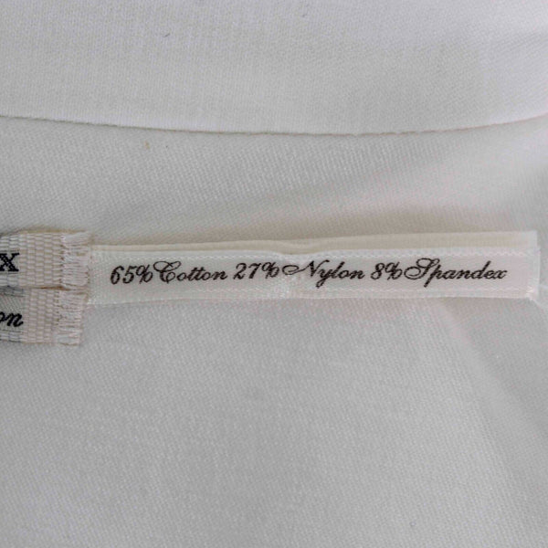 Leon Max Limited Edition NEW $248 Sz 2 Ivory Lined Pockets Cotton Blend Jacket