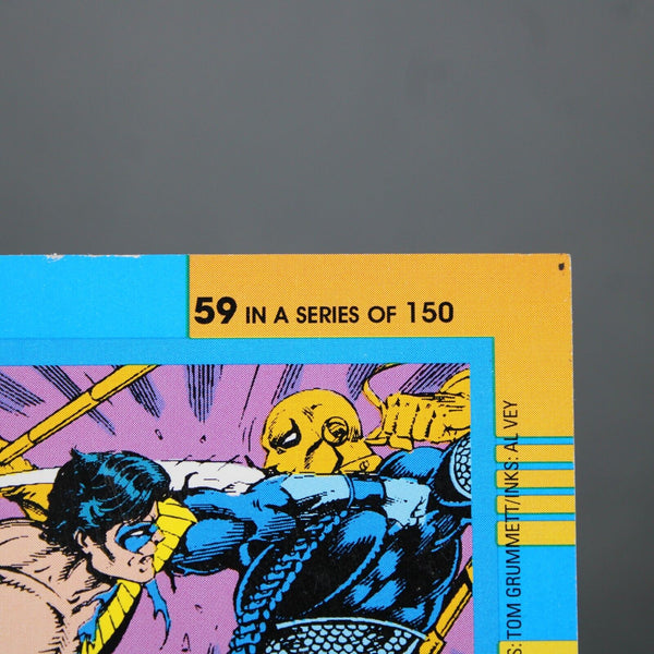DC Comics 1993 Cosmic Teams NEW TITANS NIGHTWING #59 Skybox Trading Card