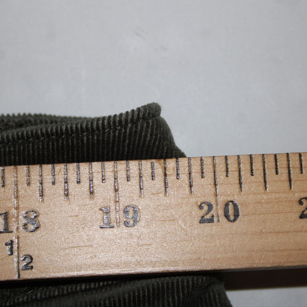 Chicos NEW $89 Sz 3 x 31 Evergreen Green Corduroy Slim Cotton Spandex Pant