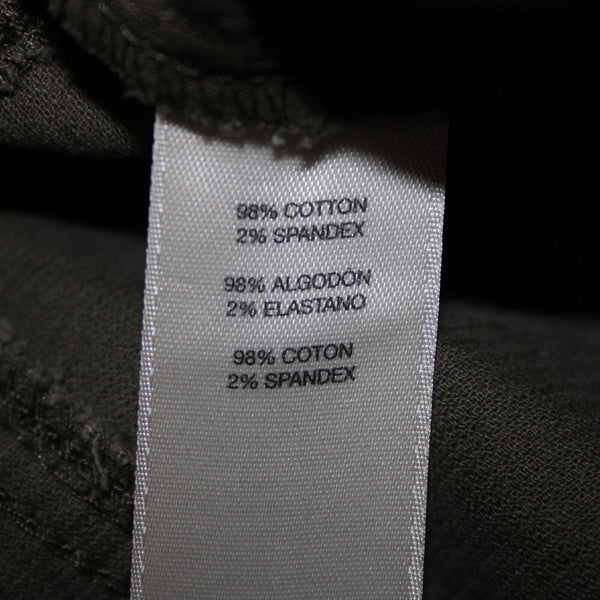 Chicos NEW $89 Sz 3 x 31 Evergreen Green Corduroy Slim Cotton Spandex Pant