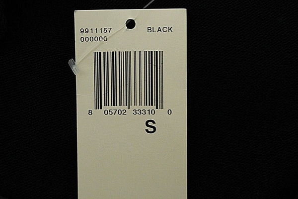 Max Studio NEW Sz S Black Textured Ribbed Waist Rayon Nylon Flat Knit Dress