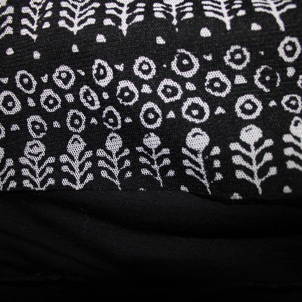 9-H15 STCL Sz XS Black White Ruffle Lined 100% Nylon Rayon Dress