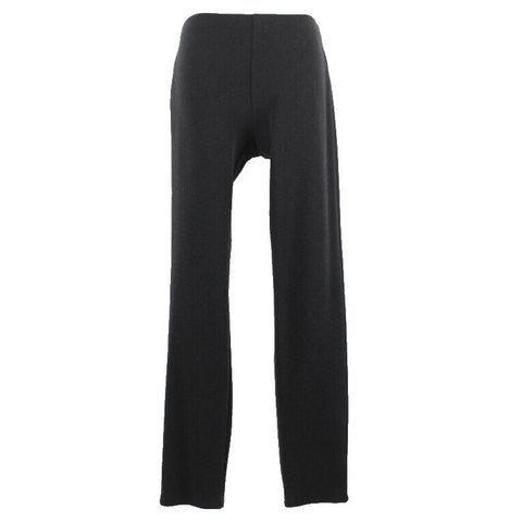 Eileen Fisher Sz S x 30 Charcoal Pull On Stretch Viscose Blend Knit Pant