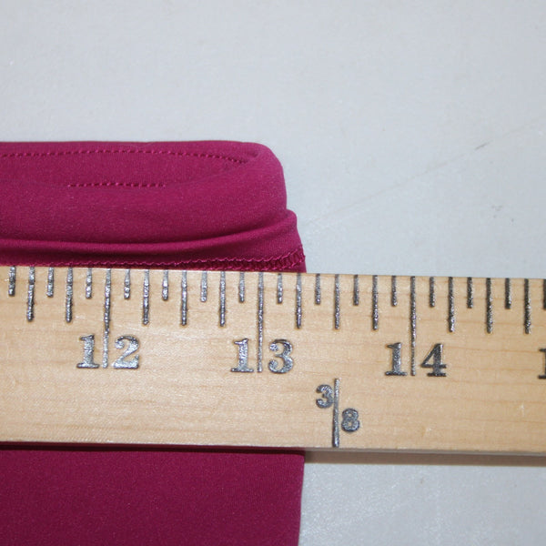 Lululemon AW Pant Sz 6 x 23 Magenta Pink Pull On Nylon Lycra Elastane AW Pant