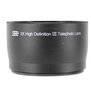 SSE 2X High Definition III Telephoto Lens w Caps