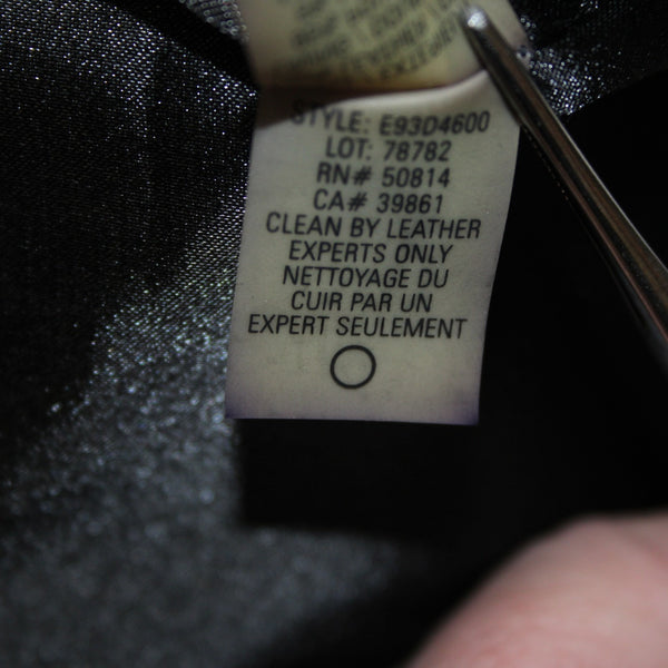 Elie Tahari Dress Sz 8 Black Sleeveless Zipper 100% Leather Poly Bodycon Dress